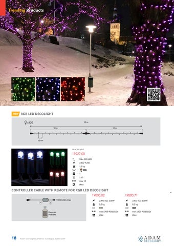 ADAMLIGHTS Adam Decolight Christmas 灯饰目录 2018/ 2019 第 18 页