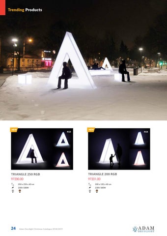 ADAMLIGHTS Adam Decolight Christmas 灯饰目录 2018/ 2019 第 24 页