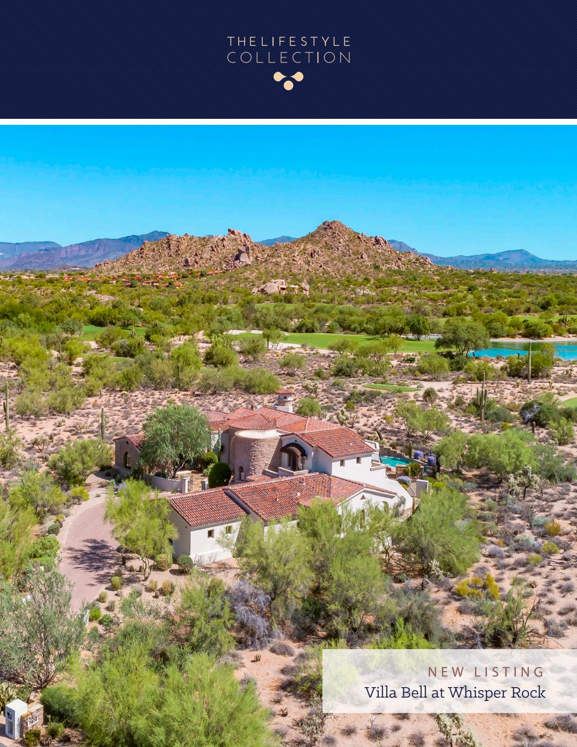 Villa Bella At Whisper Rock North Scottsdale Home For Sale by The