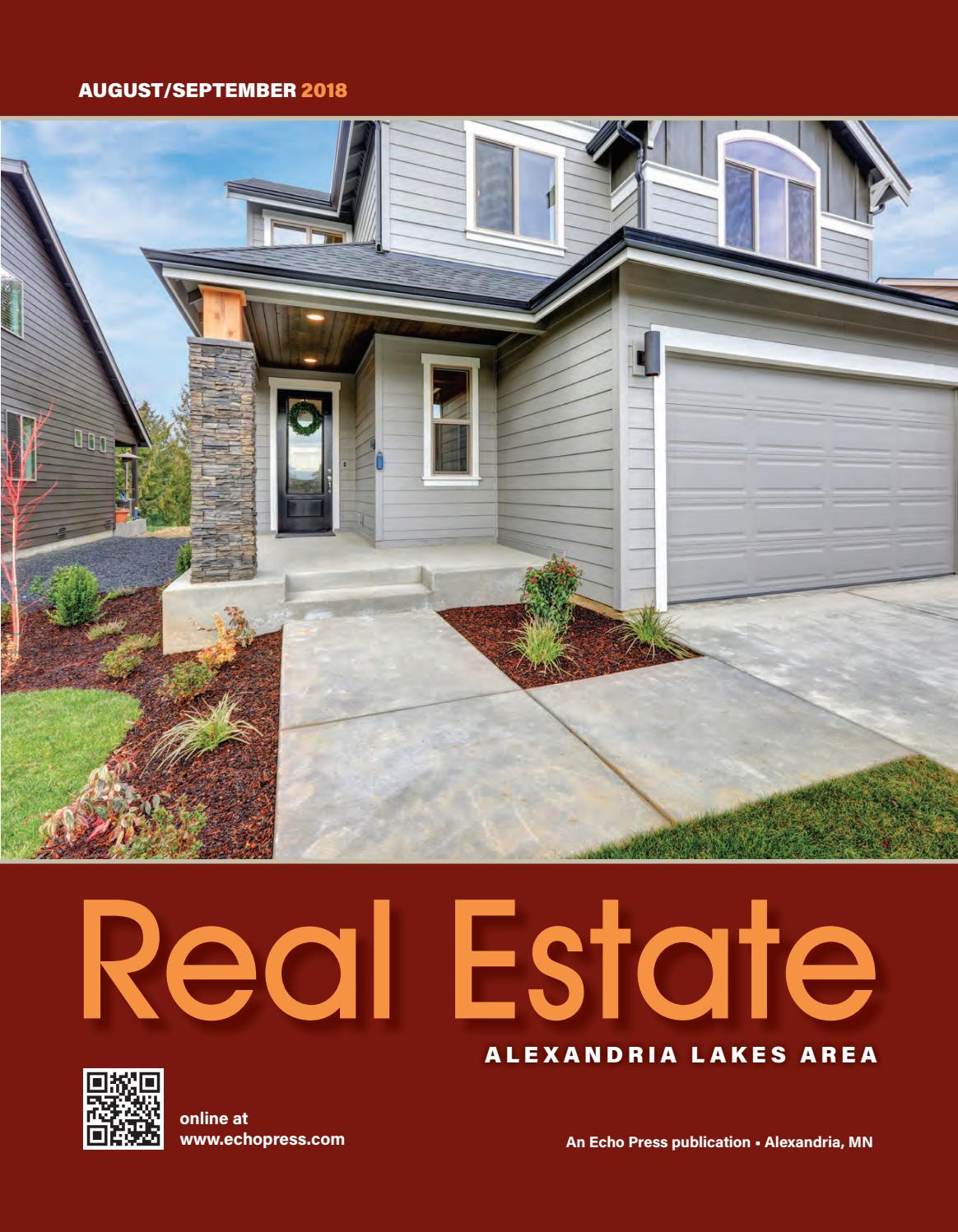 Alexandria Lakes Area Real Estate August/September 2018 by Echo Press
