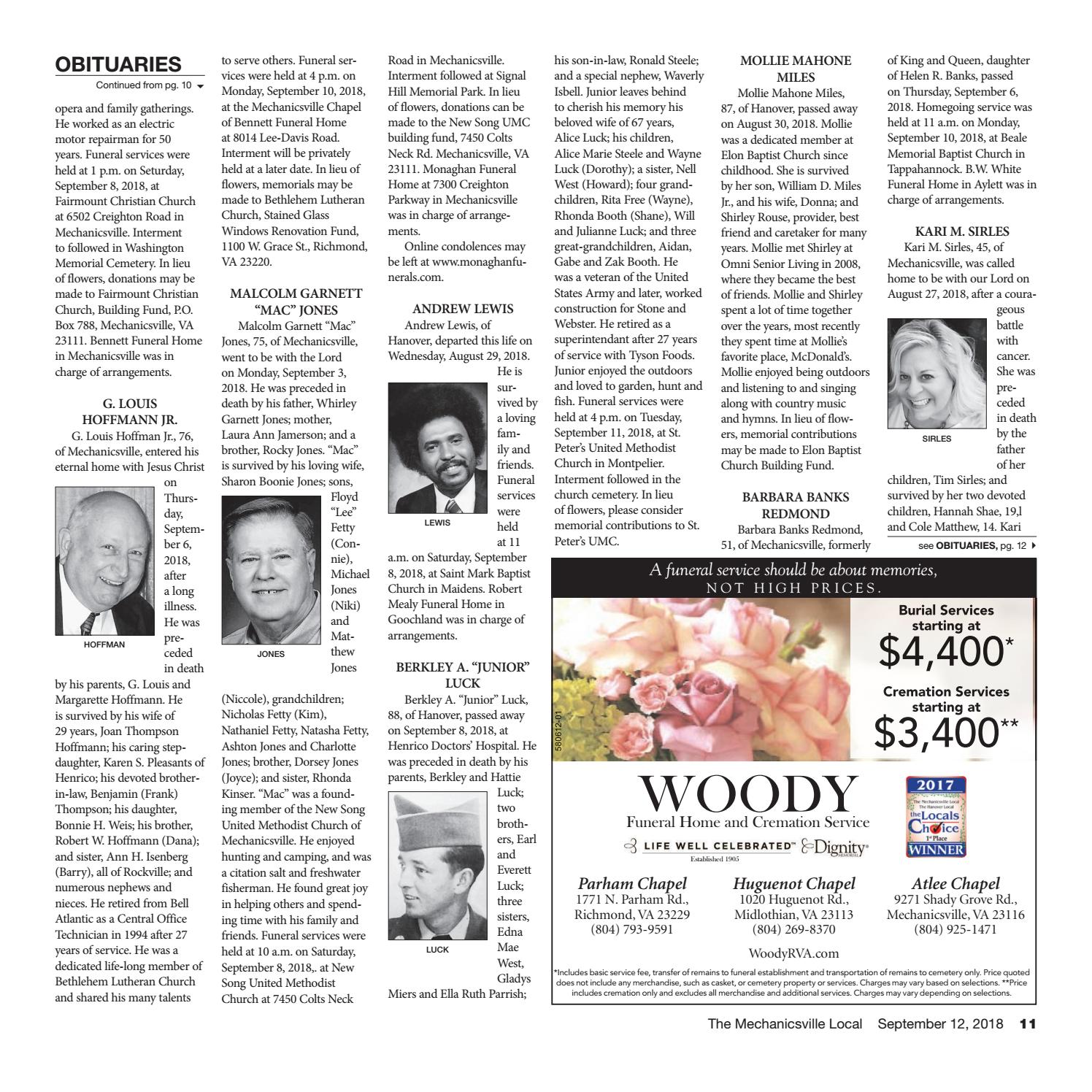 The Mechanicsville Local 09/12/18 by The Mechanicsville Local Issuu