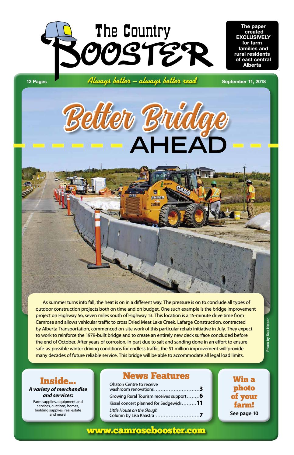 September 11, 2018 Country Booster by The Camrose Booster Issuu