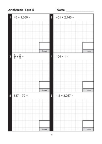 Weekly Arithmetic Tests for Y6/P7 by Collins - Issuu