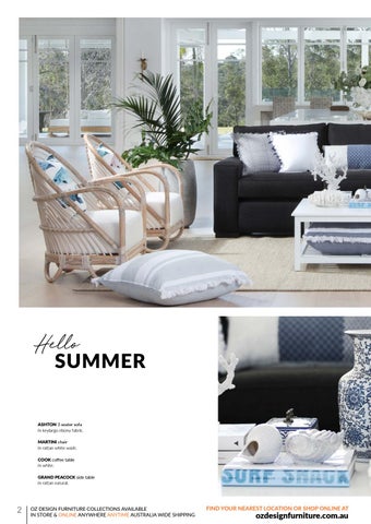 OZ Design Furniture 家具目录 · HELLO 夏季 18/19 | OZ DESIGN FURNITURE 第 2 页