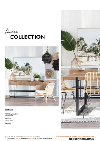 OZ Design Furniture 家具目录 · HELLO 夏季 18/19 | OZ DESIGN FURNITURE 第 6 页
