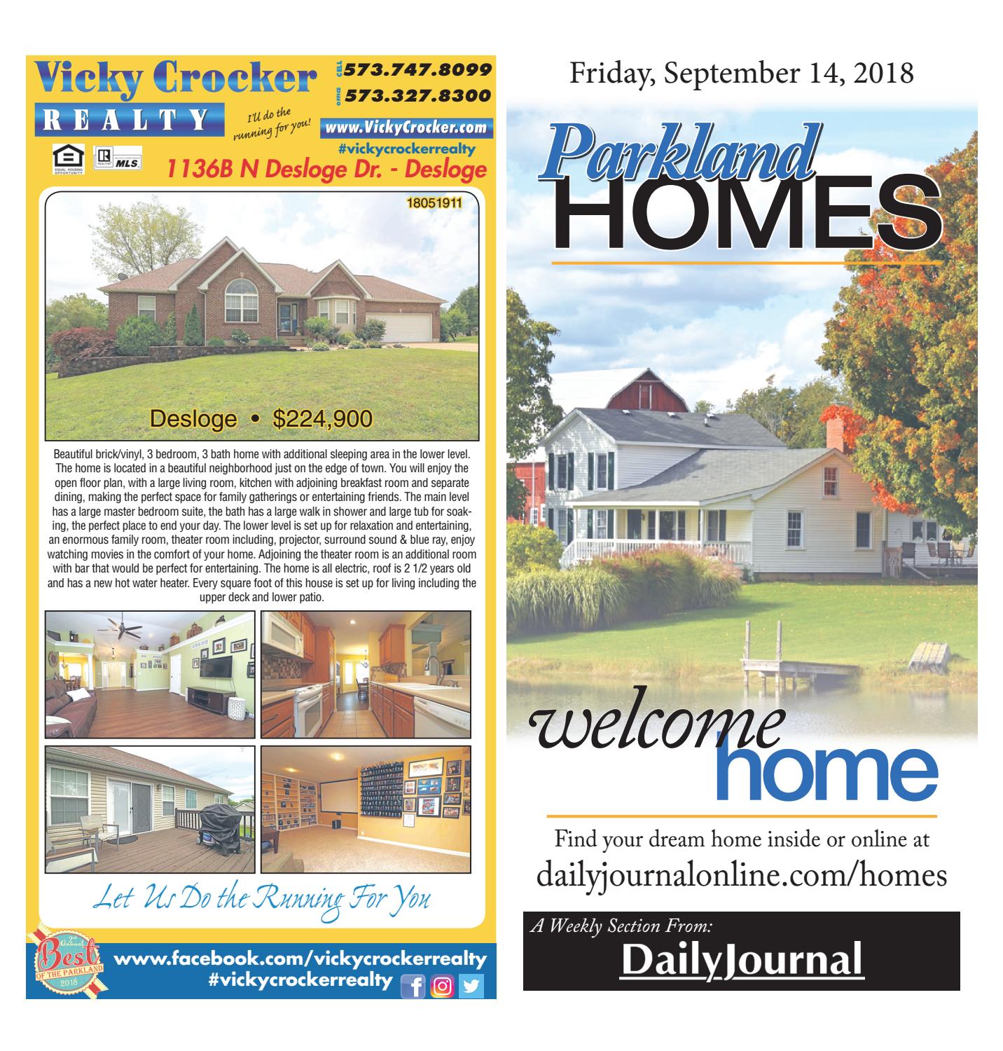 ParklandHomesSeptember_14_2018 by Daily Journal Online Issuu