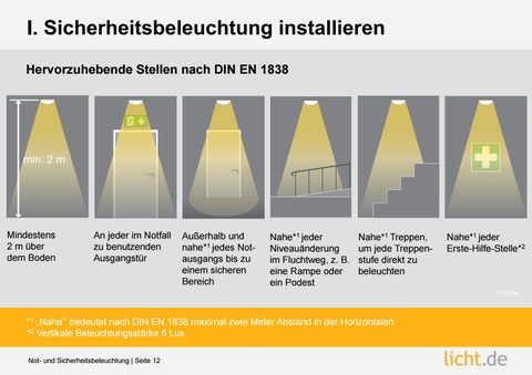 Präsentation: Not- und Sicherheitsbeleuchtung 第 12 页