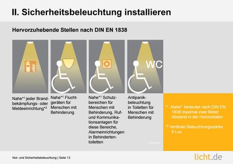 Präsentation: Not- und Sicherheitsbeleuchtung 第 13 页