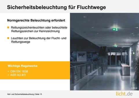 Präsentation: Not- und Sicherheitsbeleuchtung 第 15 页