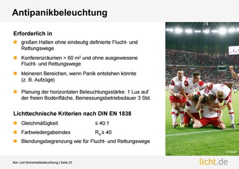 Präsentation: Not- und Sicherheitsbeleuchtung 第 23 页