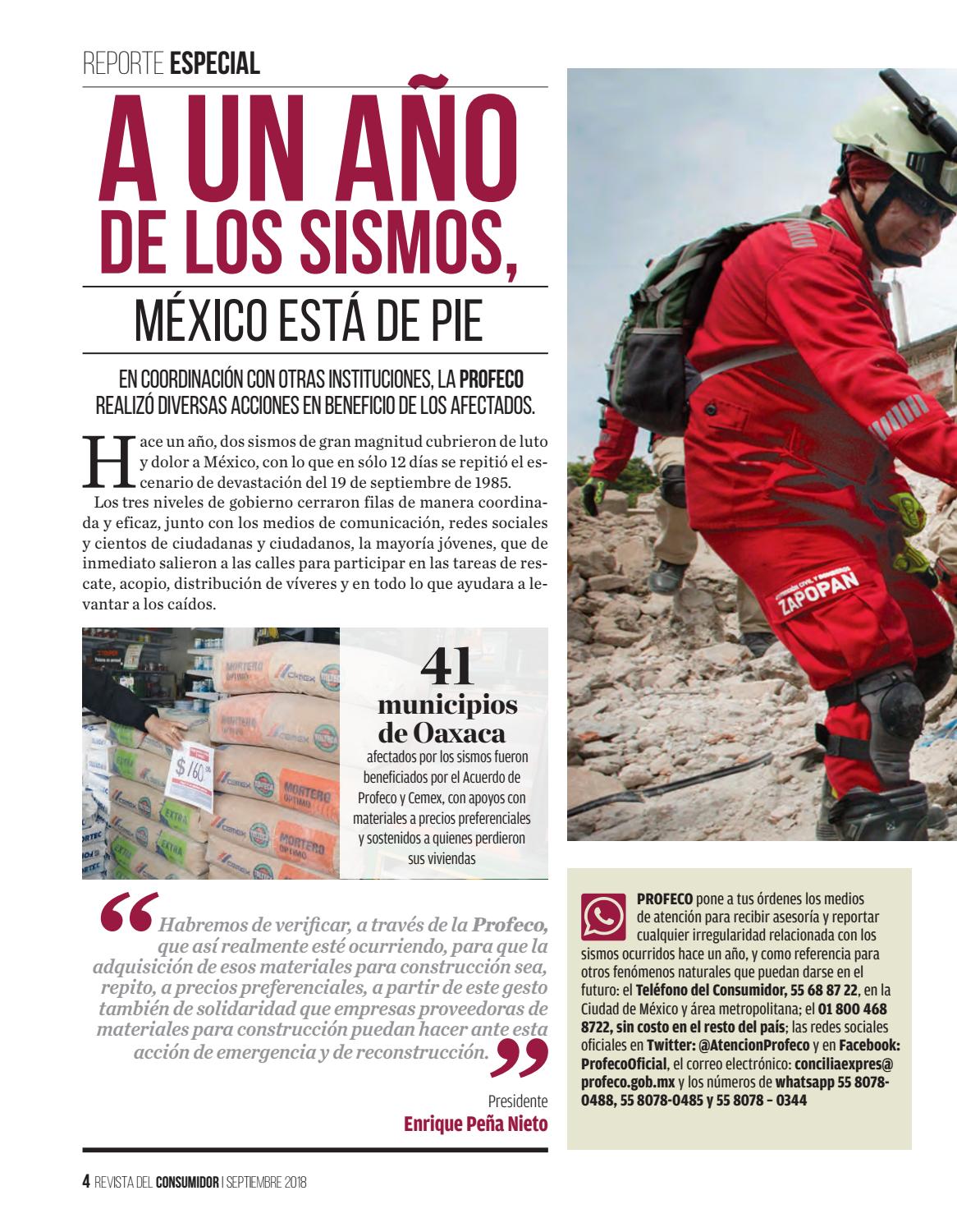 Revista del Consumidor septiembre 2018 by PROFECO Issuu