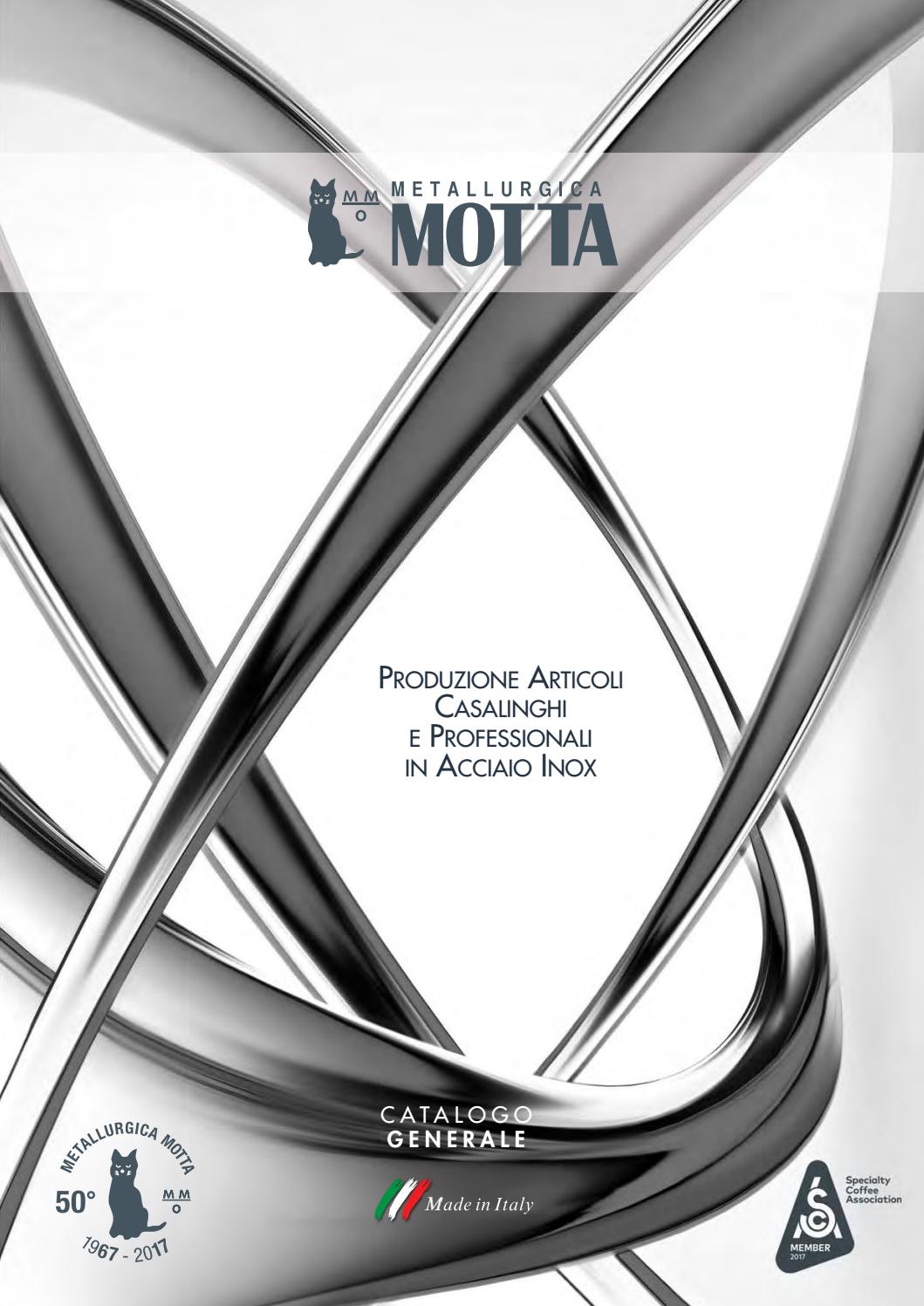 Motta barista tamper Competition 58,4 mm in acciaio inox-base impugnatura in legno marrone