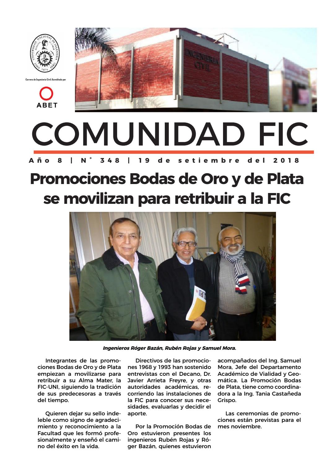 BOLET N COMUNIDAD FIC 348 By PAC Comunicaciones Editores Revistas 