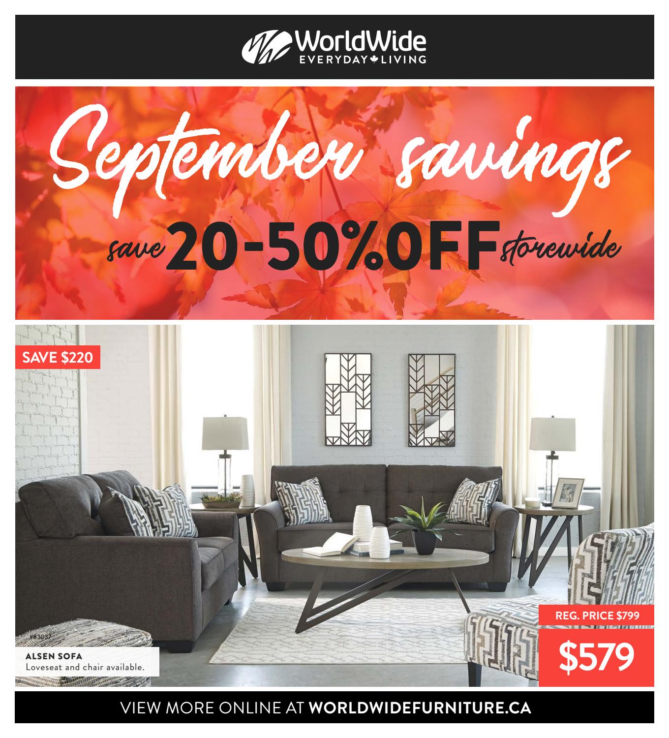 Worldwide Furniture September Savings by WorldWide Furniture Issuu