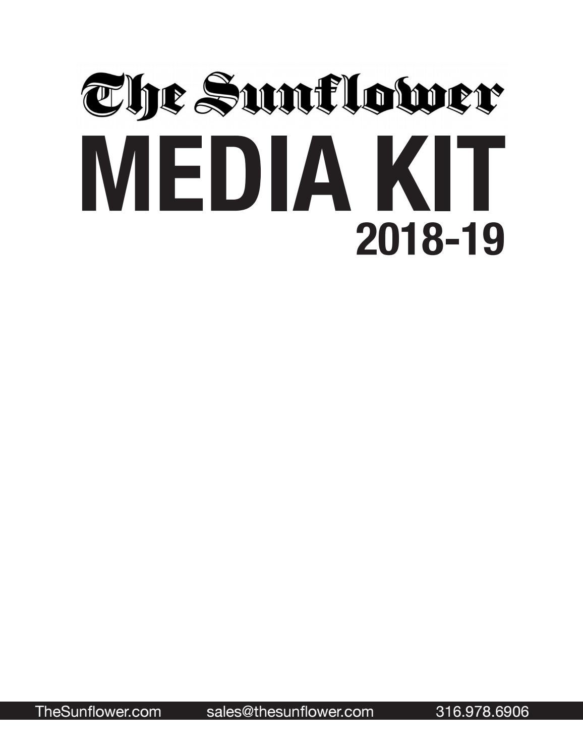 201819 Sunflower Media Kit by The Sunflower Newspaper Issuu