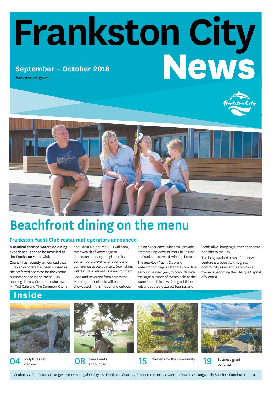 Frankston City News SeptemberOctober 2018 Edition by Frankston City