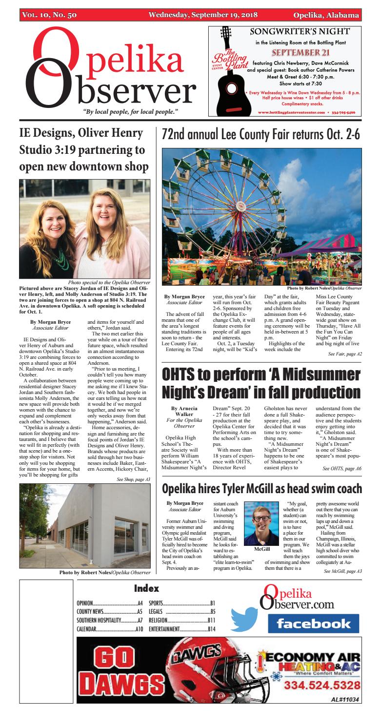 wrapsody auburn al on Opelika Observer 9 19 18 E Edition By Opelikaobserver Issuu