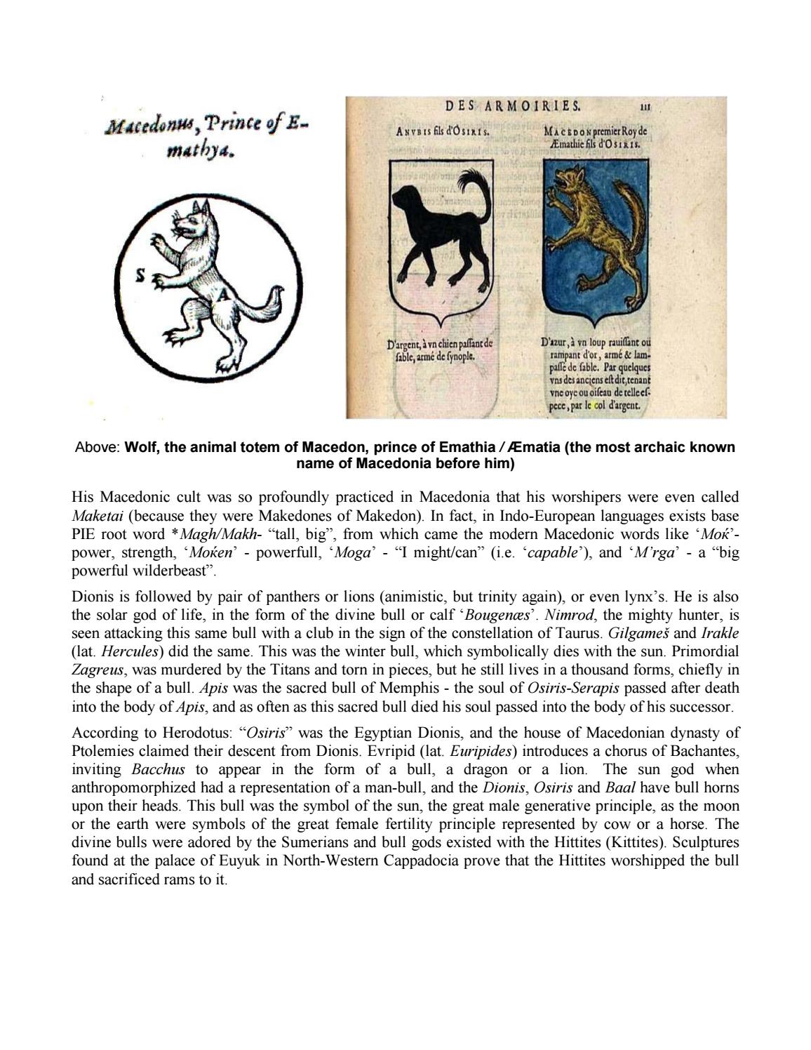 Ancient Macedonia The Gods of Macedon by Basil of Macedon Issuu