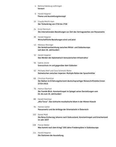 Wir und Passarowitz. 300 Jahre Auswirkungen auf Europa by ...