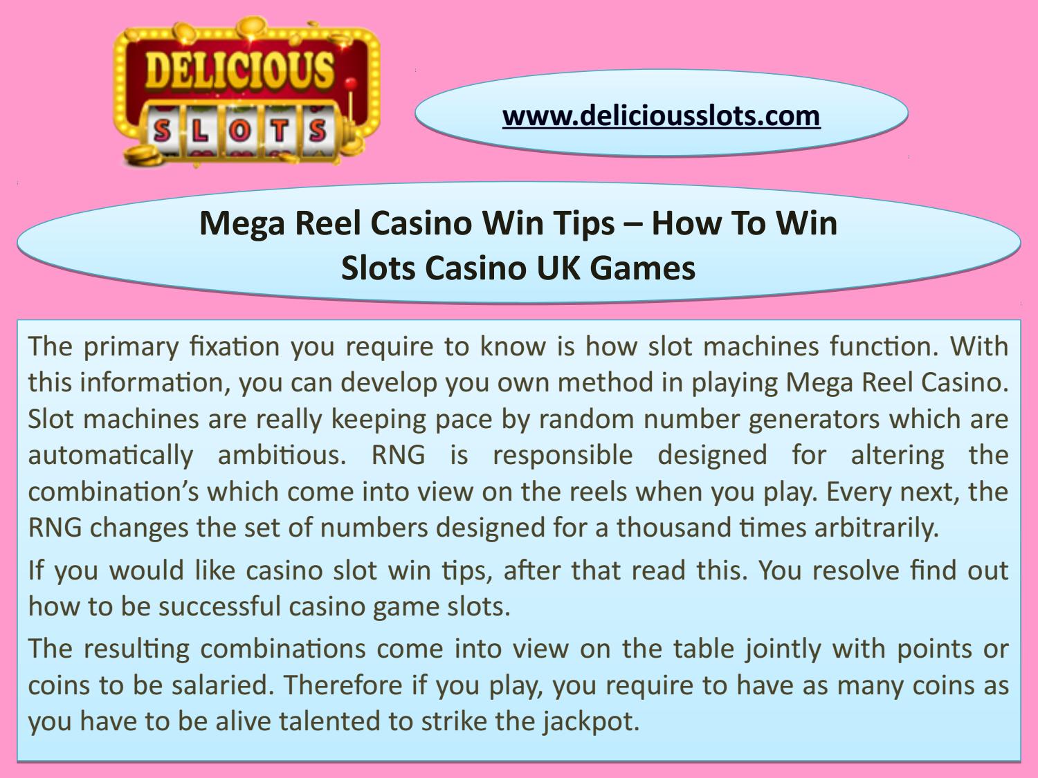 Mega Reel Casino Win Tips – How To Win Slots Casino UK Games by Summay ...