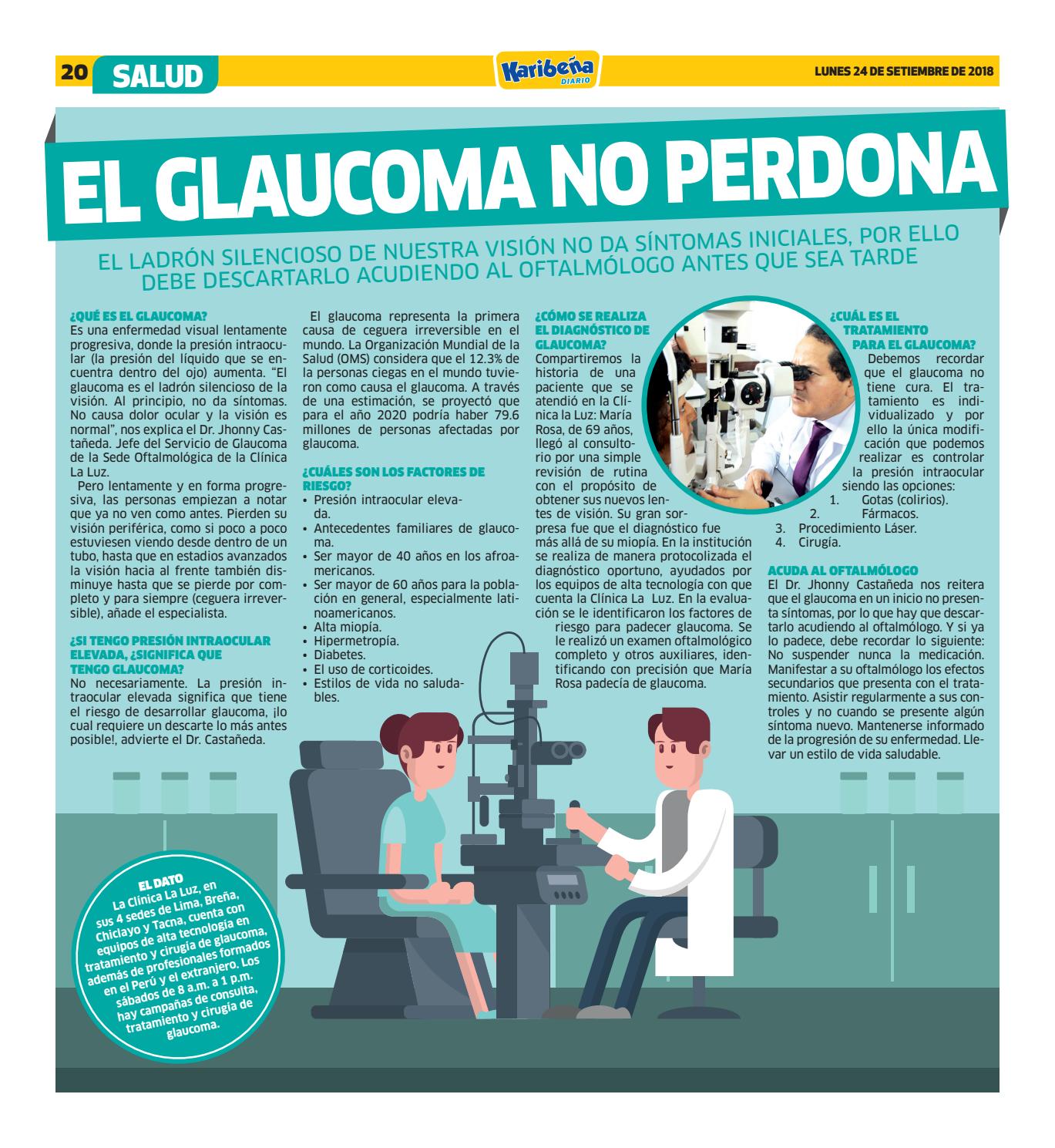 Sintomas iniciales glaucoma