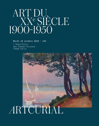 Art du XXe siècle 1900-1950 by Artcurial - Issuu