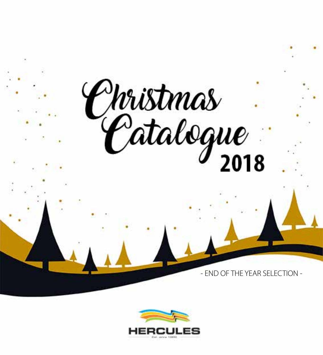 Christmas Catalogue 2018 by Hercules Group Issuu