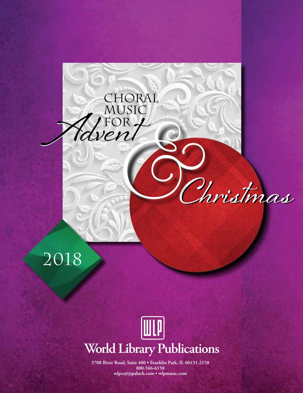 Choral Music for Advent & Christmas 2018 by World Library Publications