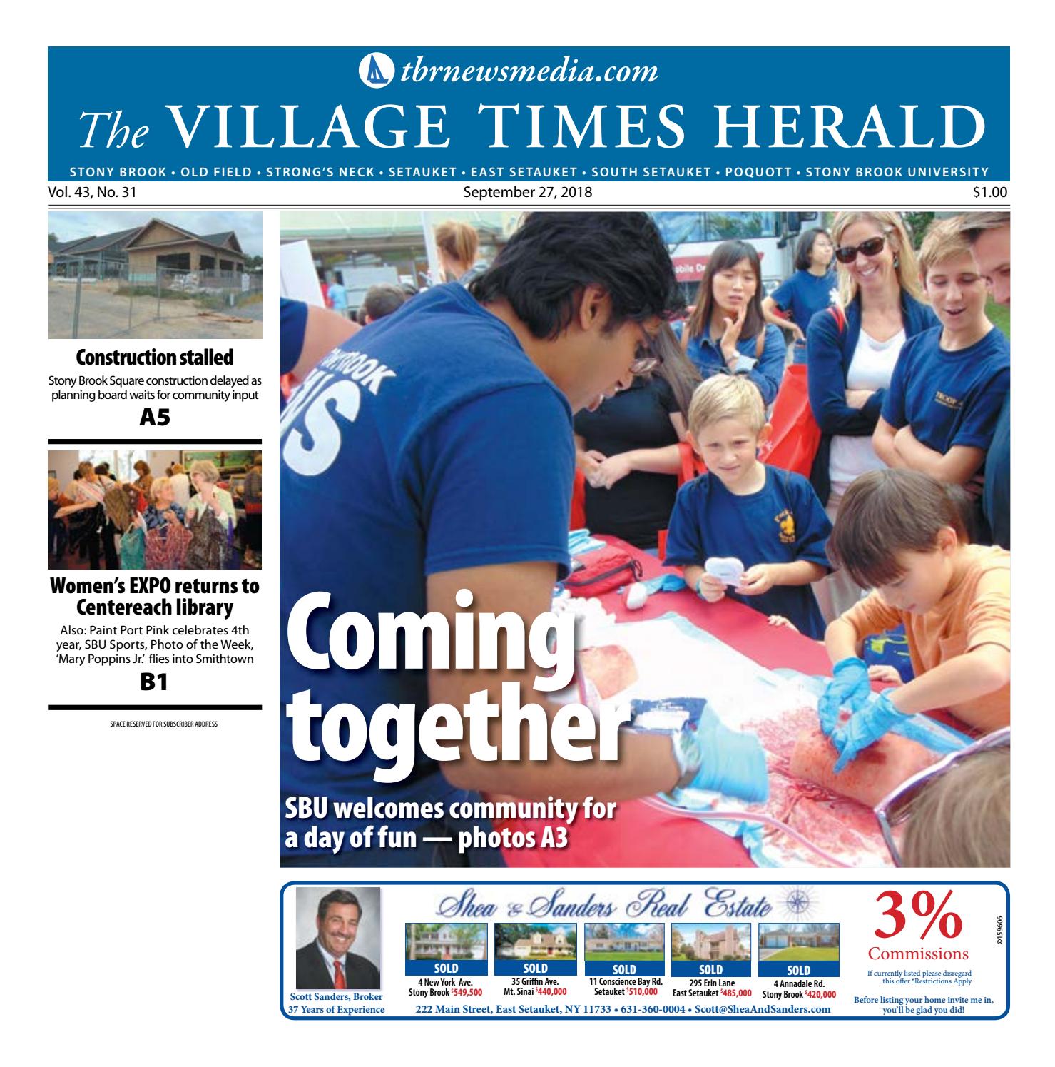 The Village Times Herald September 27, 2018 by TBR News Media Issuu