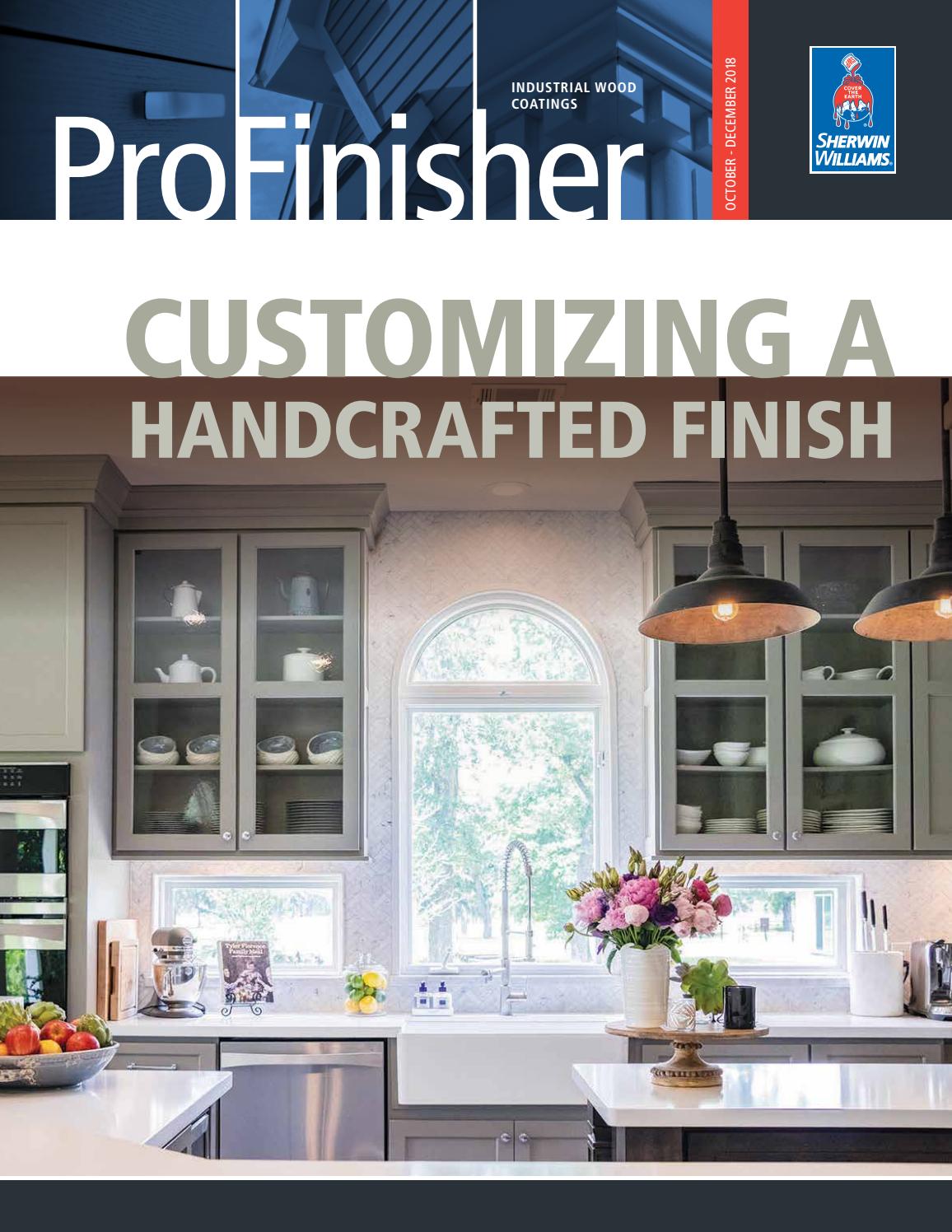 ProFinisher Magazine Industrial Wood Coatings Q4 2018 by Sherwin