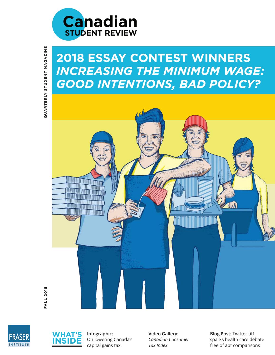 Canadian Student Review Fall 2018 By Fraser Institute Issuu