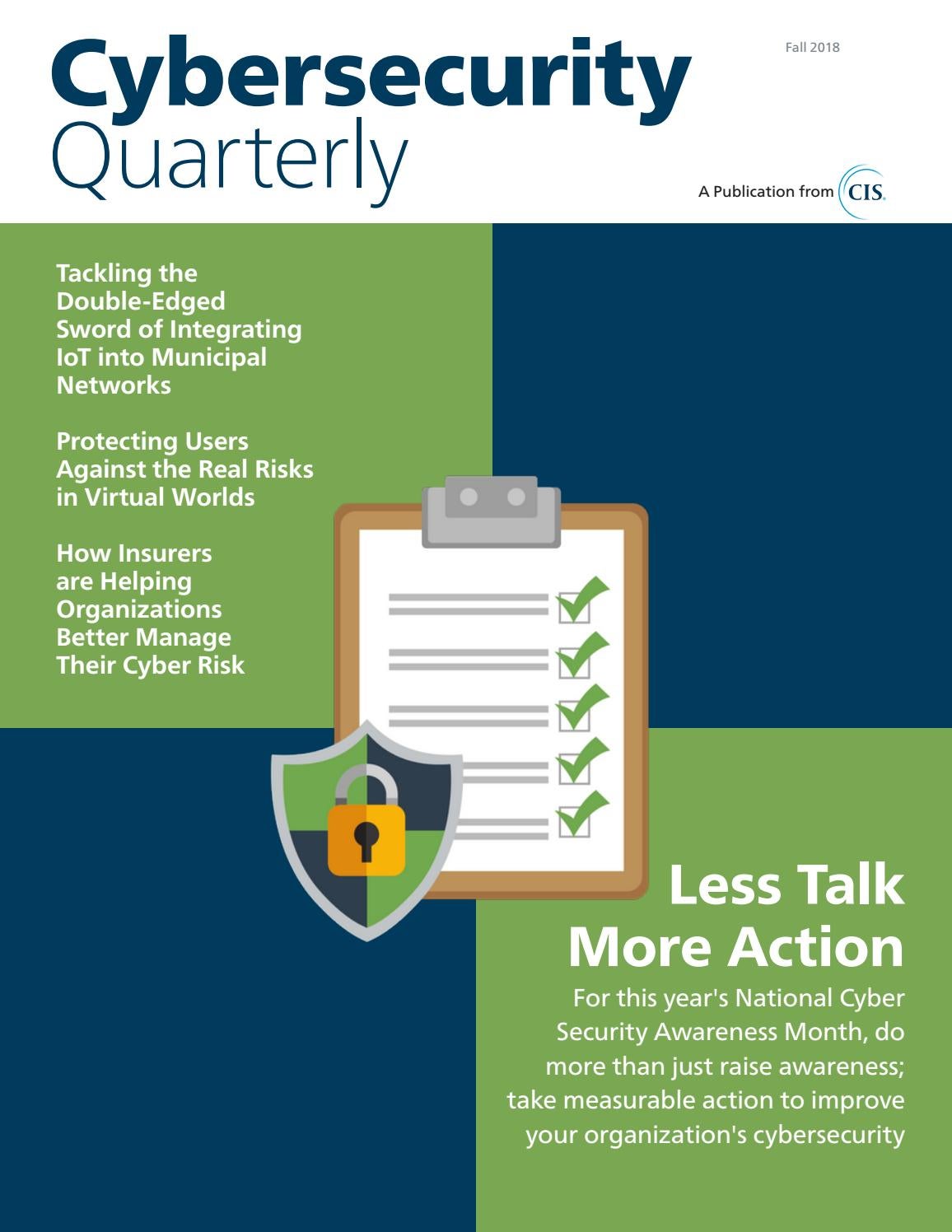 Cybersecurity Quarterly (Fall 2018) by Cybersecurity Quarterly Issuu
