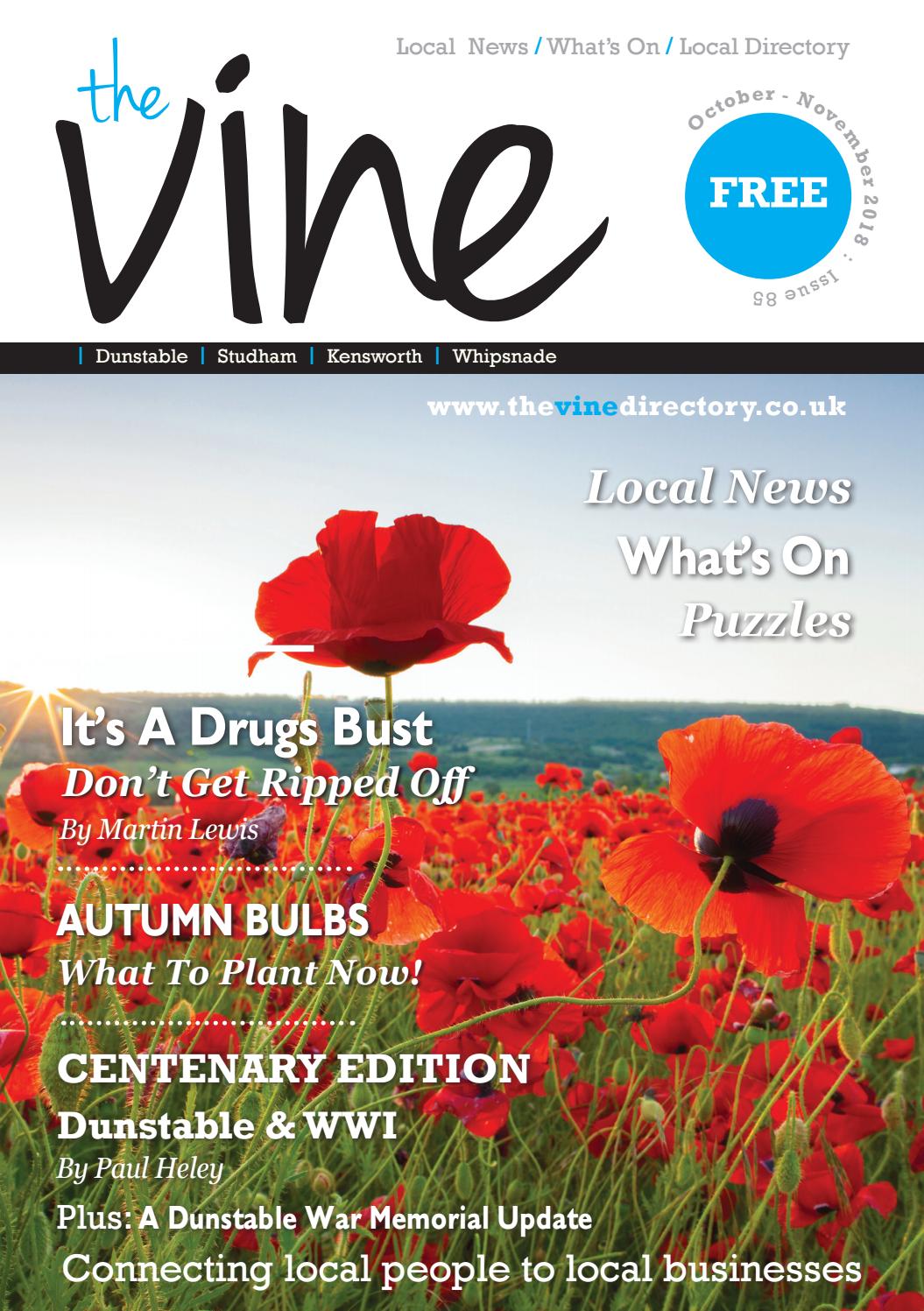 The Vine Dunstable October November 2018 Issue 85 By The