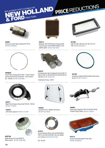 Quality Tractor Parts 灯饰目录 · QTP October Product News 第 14 页