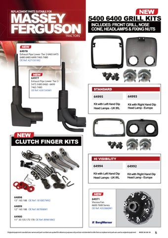 Quality Tractor Parts 灯饰目录 · QTP October Product News 第 5 页