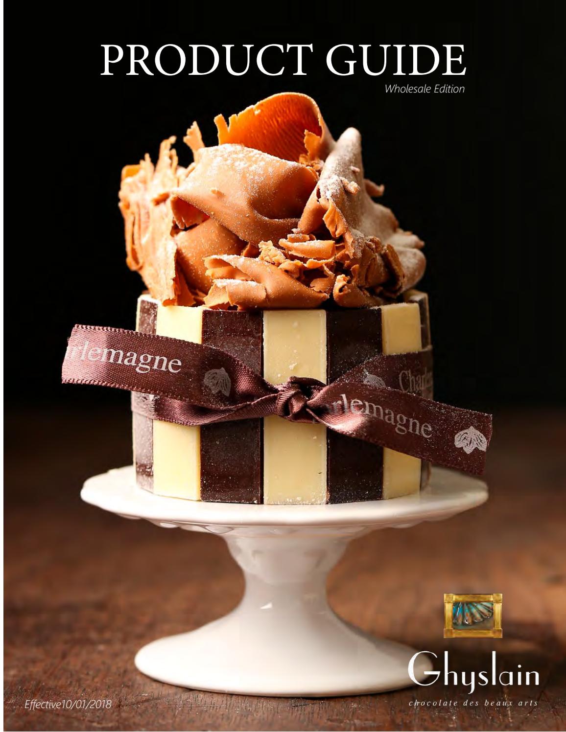 Ghyslain S Product Guide By Ghyslainchocolatier Issuu