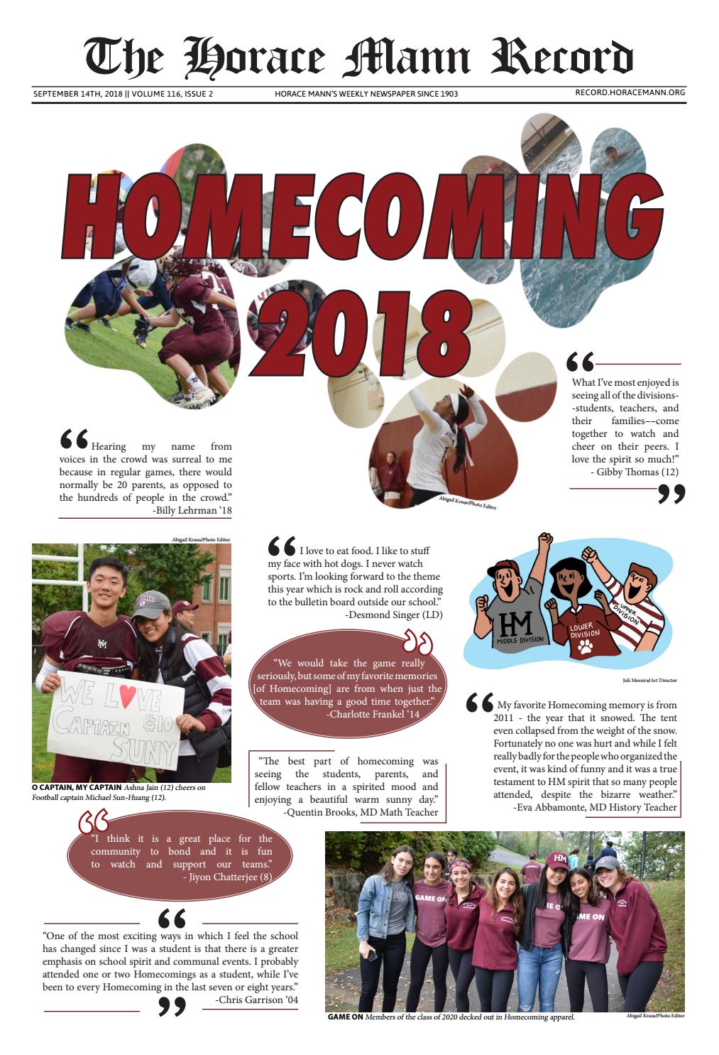 The Horace Mann Record, Issue by The Horace Mann Record Issuu