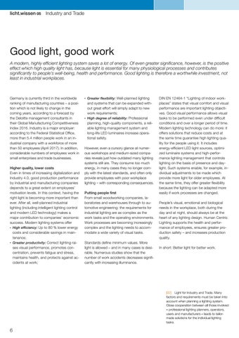licht.wissen 编号 05 "Industry and Trade" 第 6 页