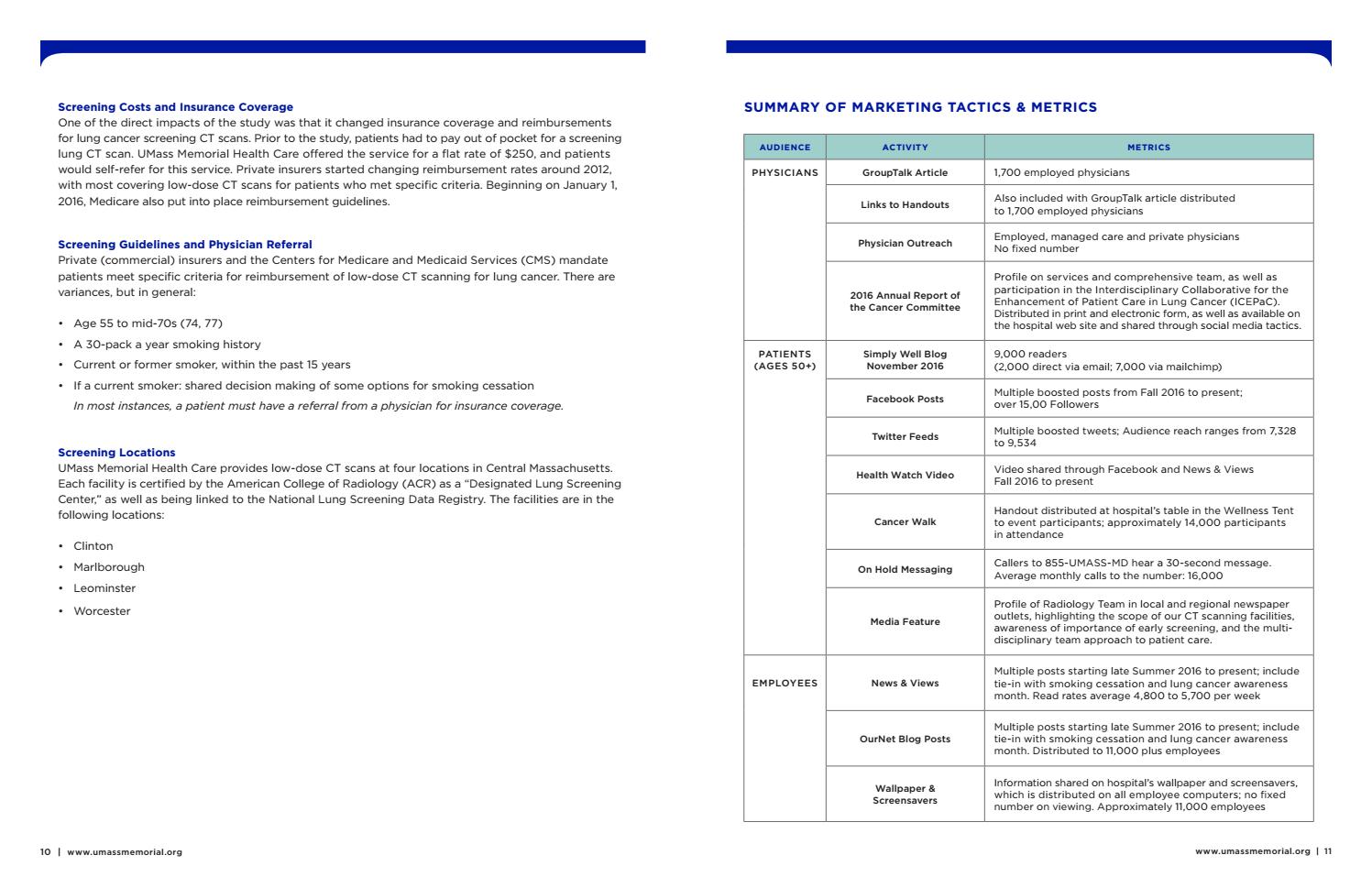 Public reporting outcomes 2017 by UMass Memorial Medical Center - Issuu
