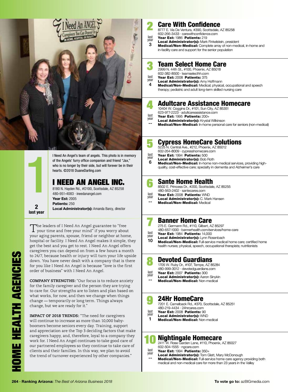 Ranking Arizona 2018 Digital Issue By Az Big Media Issuu