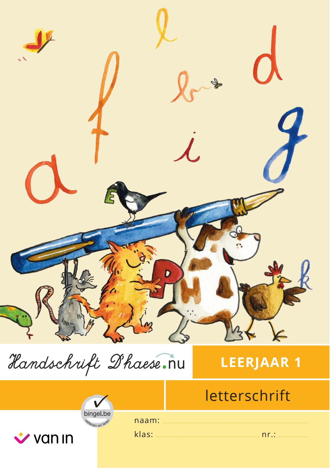 Handschrift D Haese Nu Letterschrift Leerjaar 1 By Van In Issuu