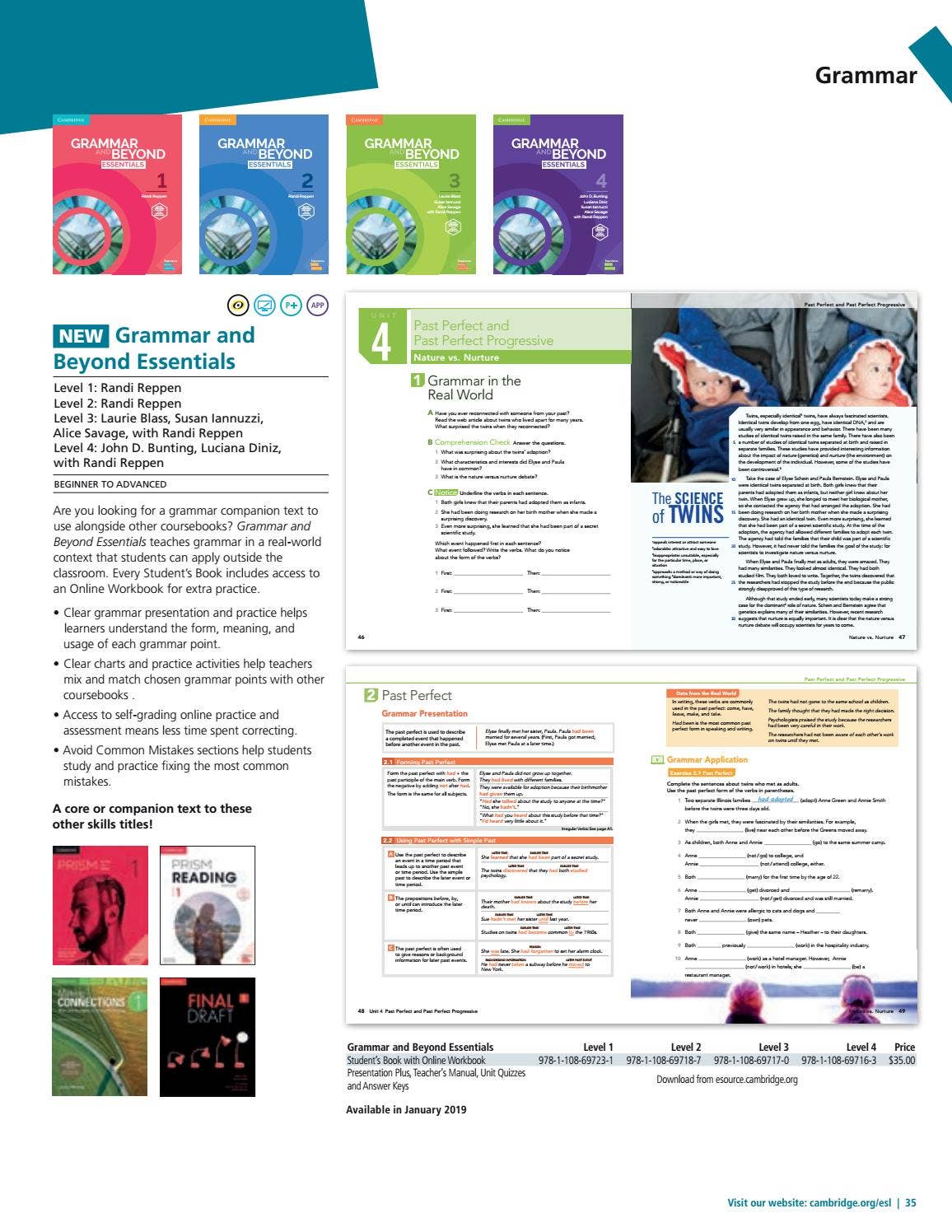 2019 ESL Cambridge University Press Catalog US by Cambridge English Issuu