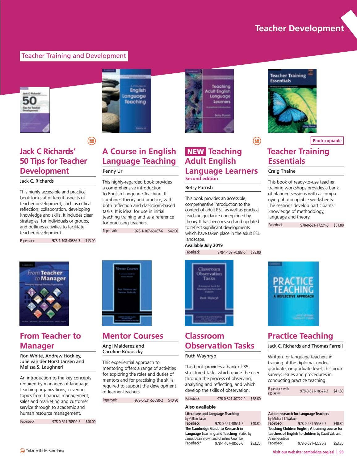 2019 ESL Cambridge University Press Catalog US by Cambridge English Issuu