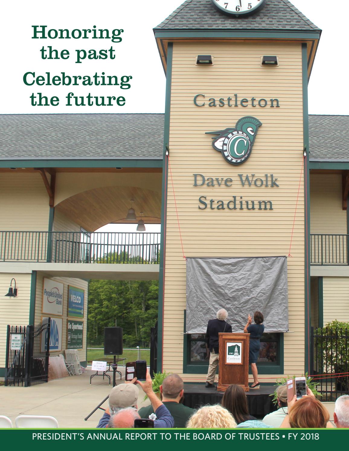 President's Report to the Board of Trustees by Castleton University Issuu