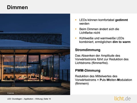 Präsentation: LED : Grundlagen – Applikation – Wirkung 第 15 页
