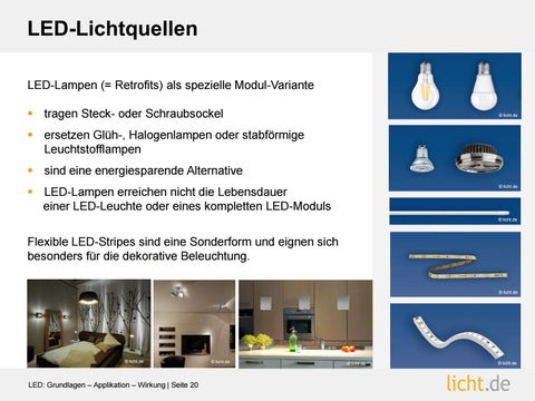 Präsentation: LED : Grundlagen – Applikation – Wirkung 第 20 页