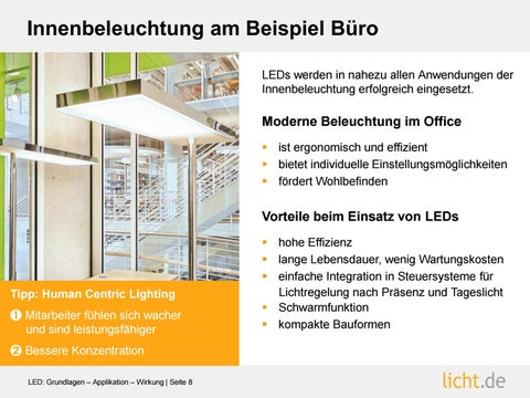 Präsentation: LED : Grundlagen – Applikation – Wirkung 第 8 页