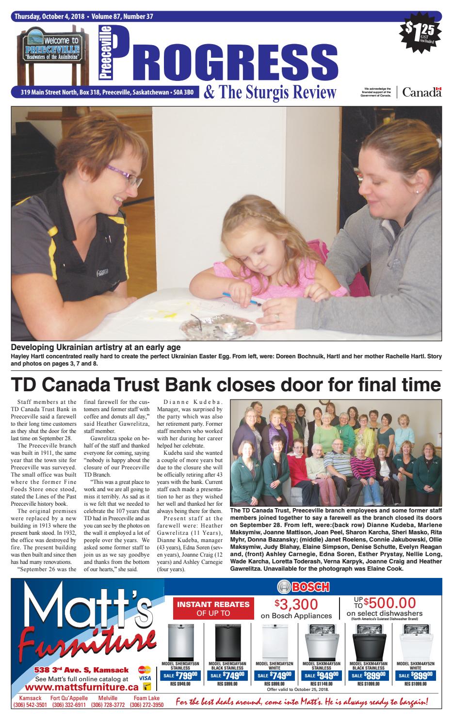 Preeceville Progress 20181004 by Preeceville Progress Issuu