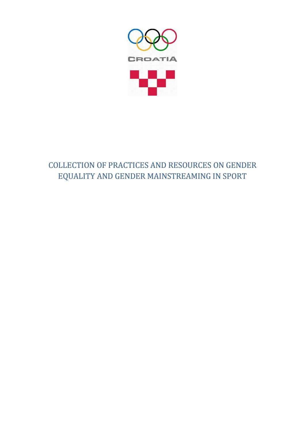 Collection of practices and resources on gender equality in sport by ...