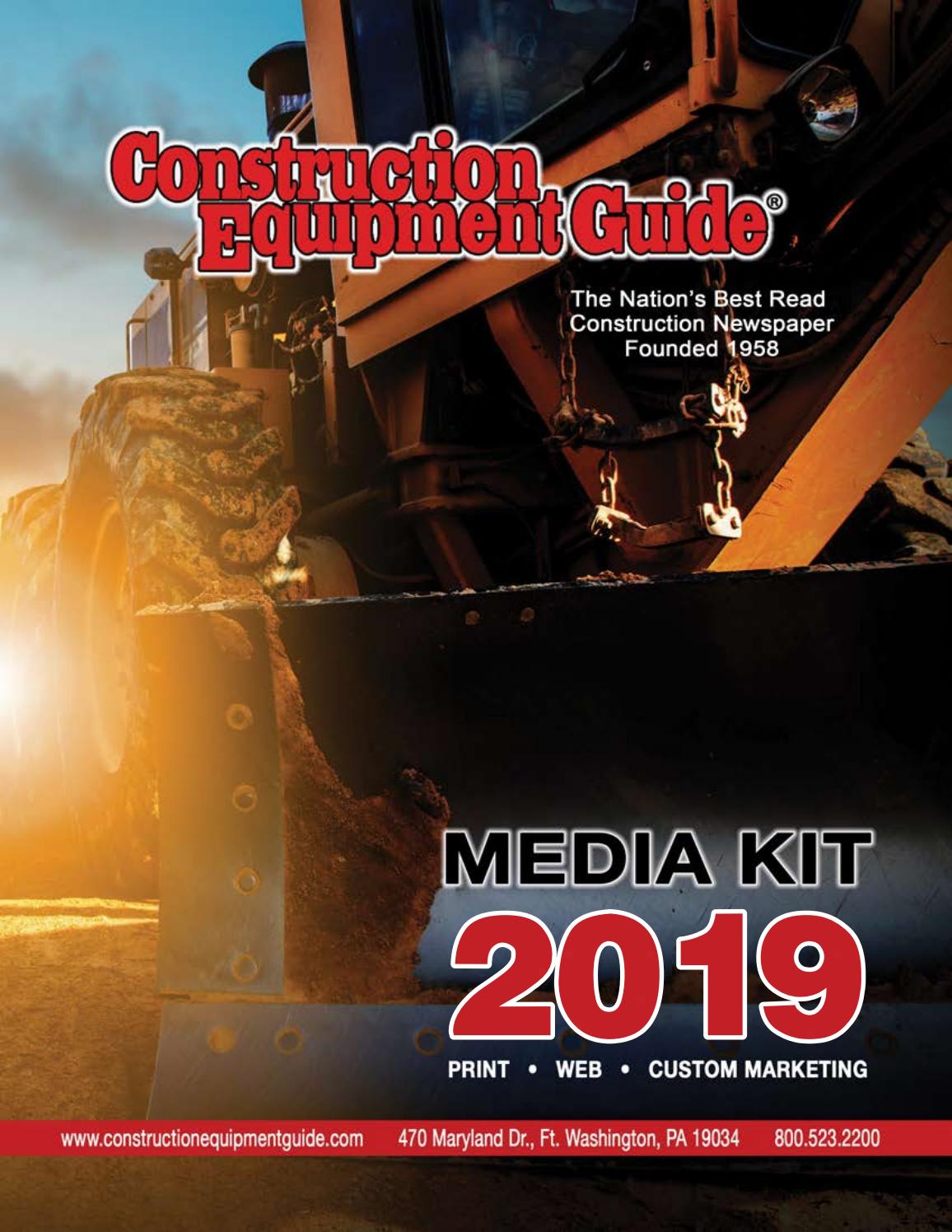 2019 Media Kit by Construction Equipment Guide Issuu